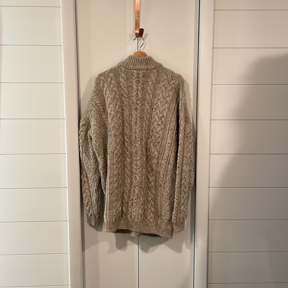 Aran Irish wool sweater - Picture 2 of 5